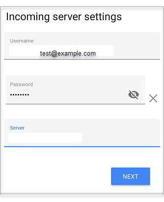 Email Port Setting