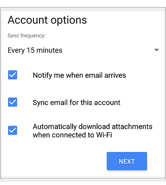 Email Port Setting