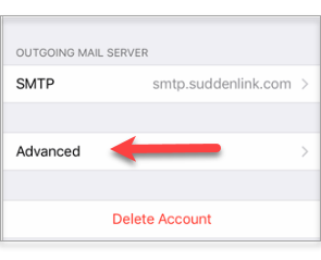 Email Port Setting