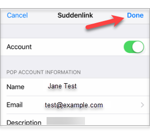 Email Port Setting