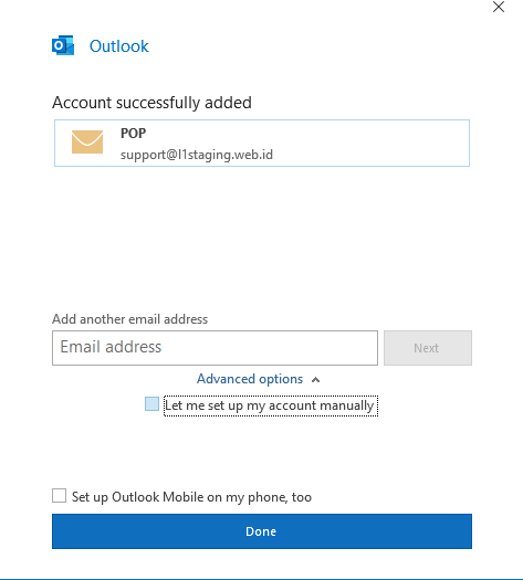Email Port Setting